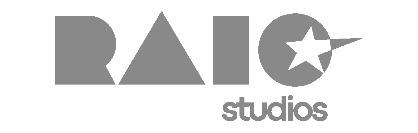 Logo Raio Studios, productora audiovisual